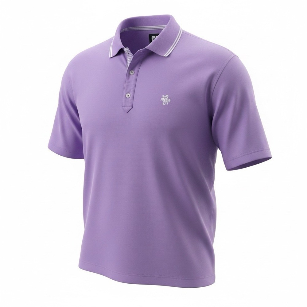 Turtle Creek Golf Club Footjoy FJ Purple Short Sleeve Golf Polo Shirt XXL
